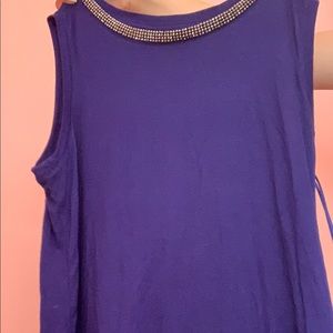 Blue tank top
